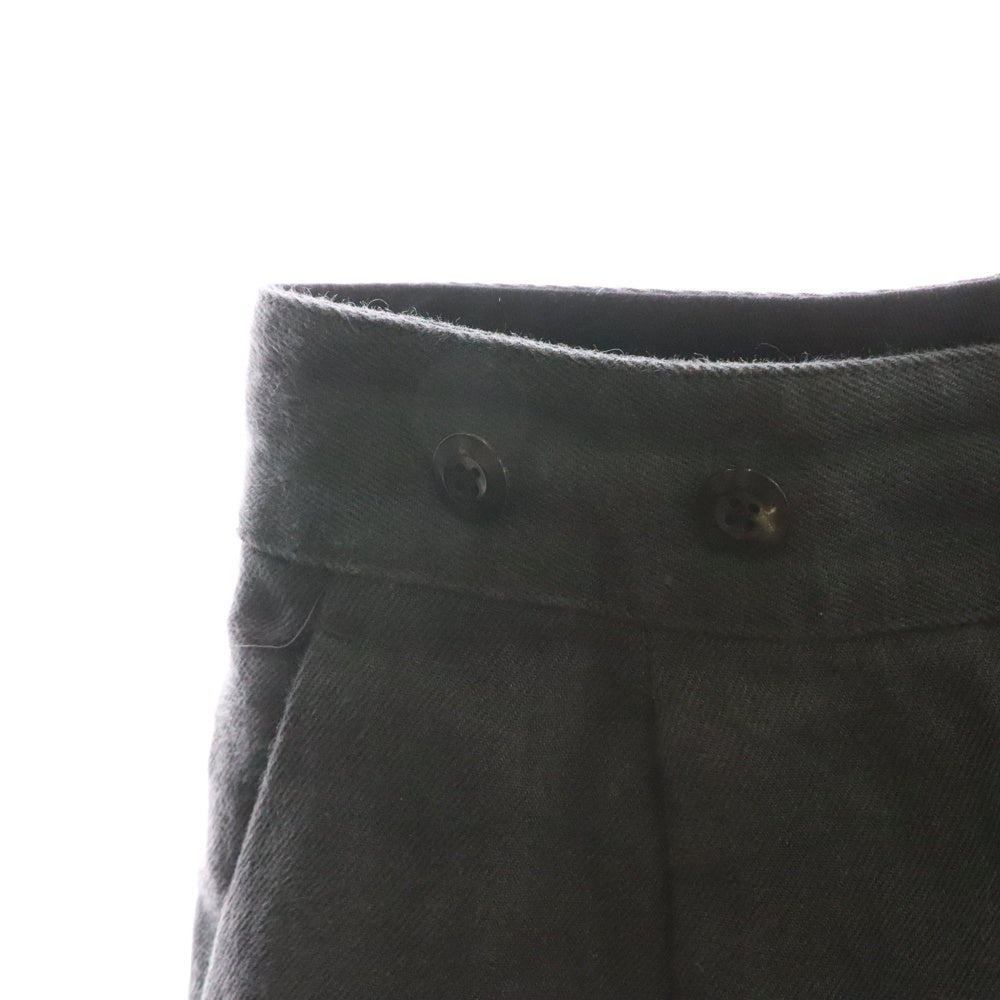 MARGARET HOWELL(マーガレットハウエル) ワイド トラウザーパンツ リネン グレー 578-8142004