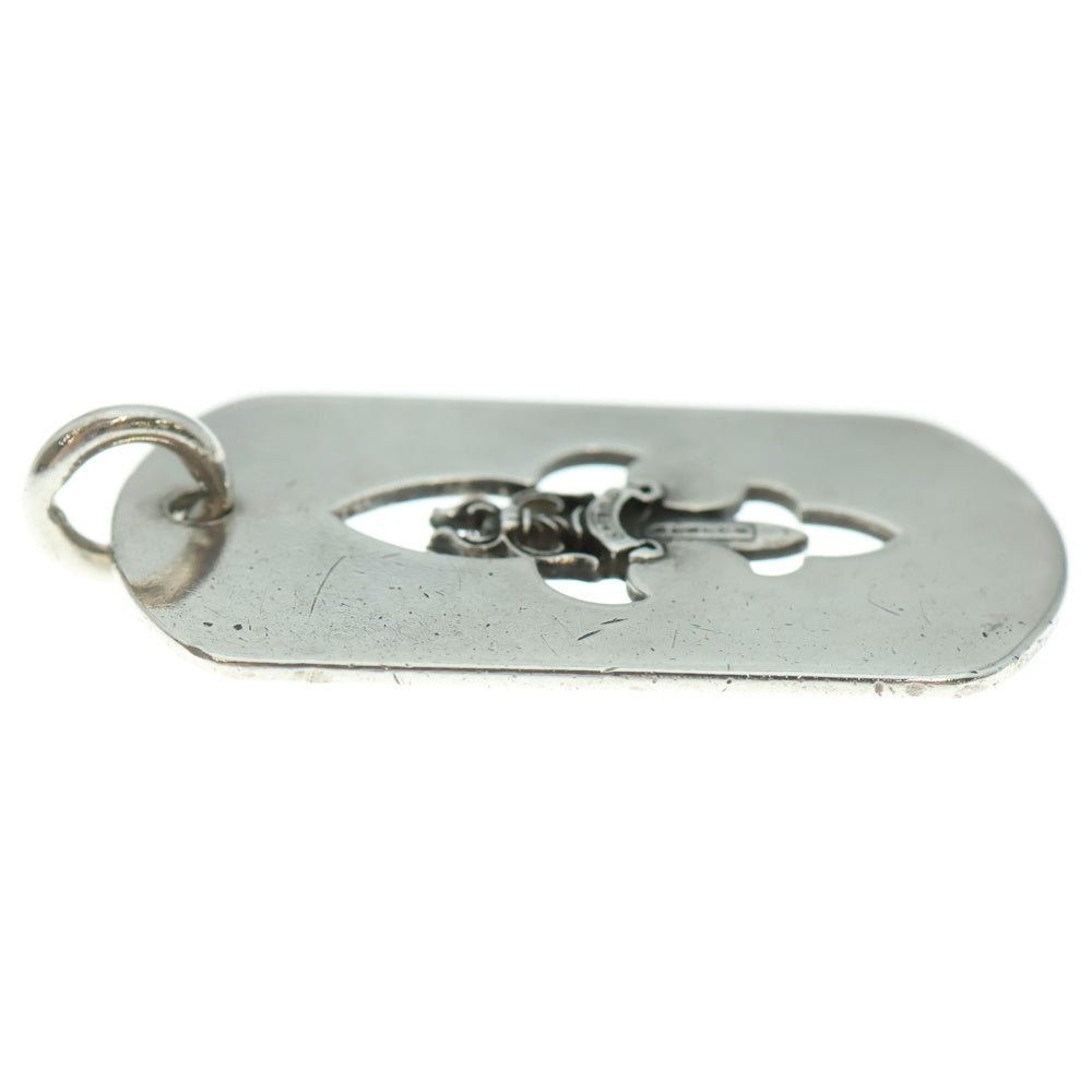 CHROME HEARTS(クロムハーツ) D TAG LRG FLE DAG フレア ダガー ラージ ドッグタグ ペンダントトップ シルバー