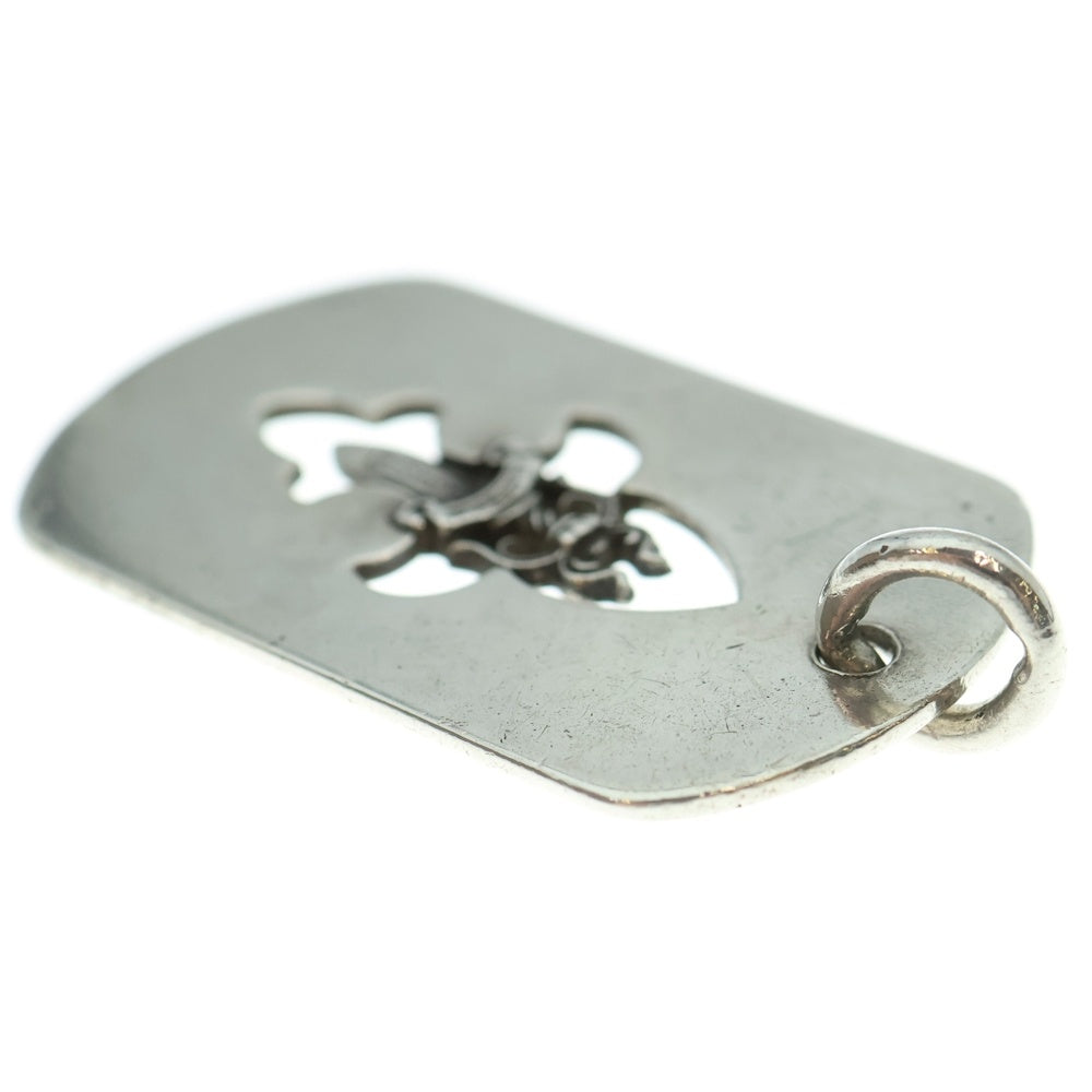 CHROME HEARTS(クロムハーツ) D TAG LRG FLE DAG フレア ダガー ラージ ドッグタグ ペンダントトップ シルバー