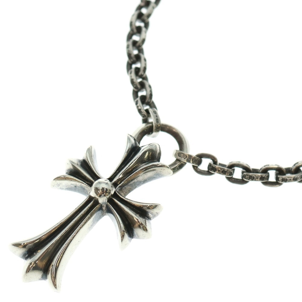 CHROME HEARTS(クロムハーツ) PPR CHN SML CH CRS ペーパーチェーンスモールCHクロス ネックレス シルバー