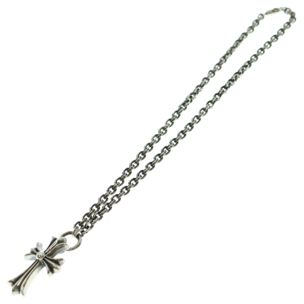 CHROME HEARTS(クロムハーツ) PPR CHN SML CH CRS ペーパーチェーンスモールCHクロス ネックレス シルバー