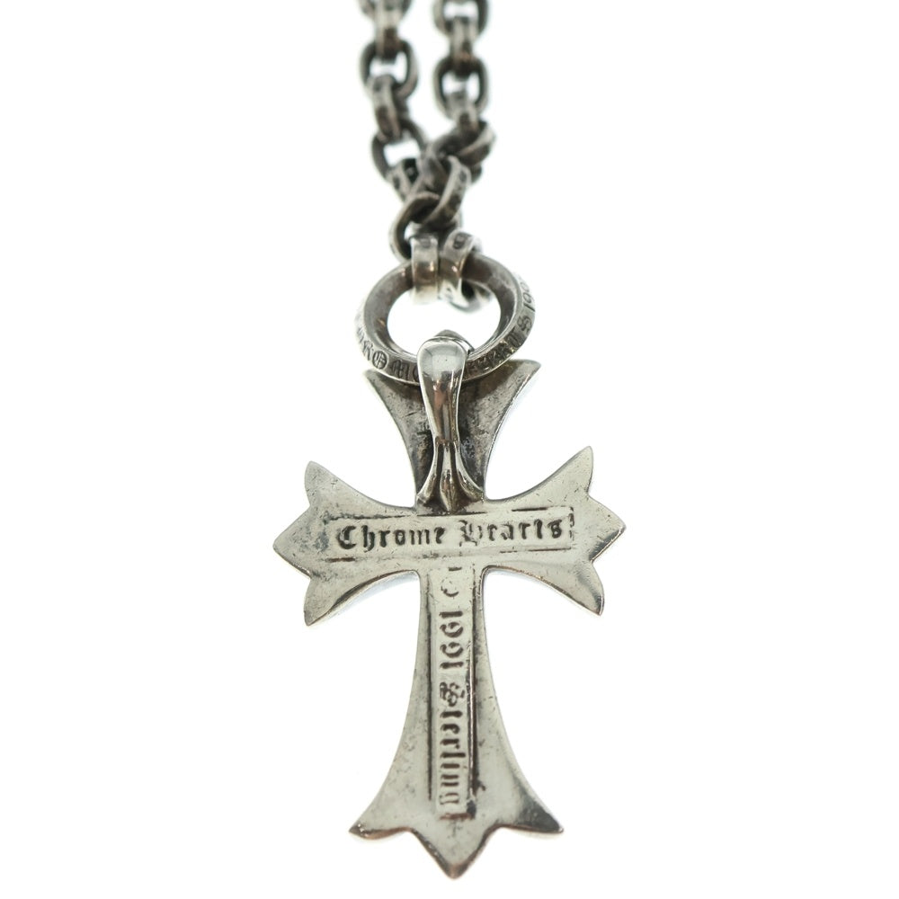 CHROME HEARTS(クロムハーツ) PPR CHN SML CH CRS ペーパーチェーンスモールCHクロス ネックレス シルバー