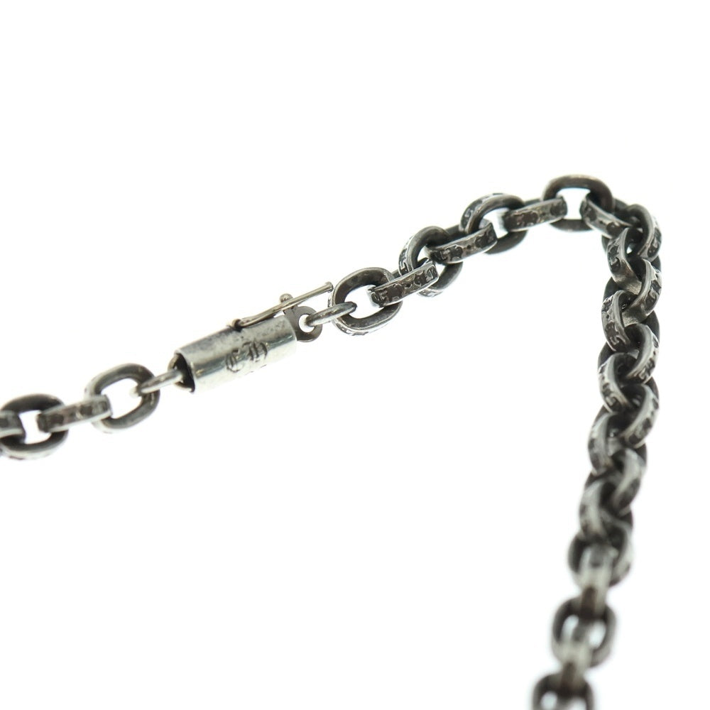 CHROME HEARTS(クロムハーツ) PPR CHN SML CH CRS ペーパーチェーンスモールCHクロス ネックレス シルバー