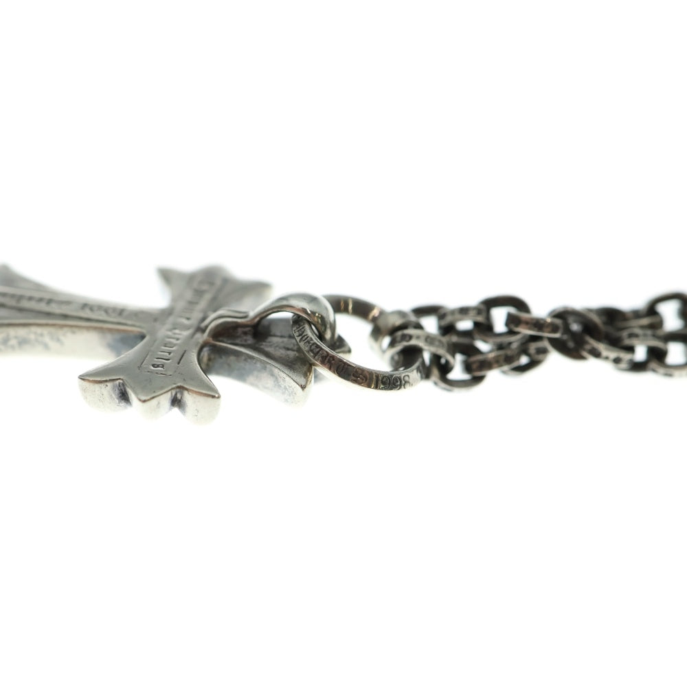 CHROME HEARTS(クロムハーツ) PPR CHN SML CH CRS ペーパーチェーンスモールCHクロス ネックレス シルバー