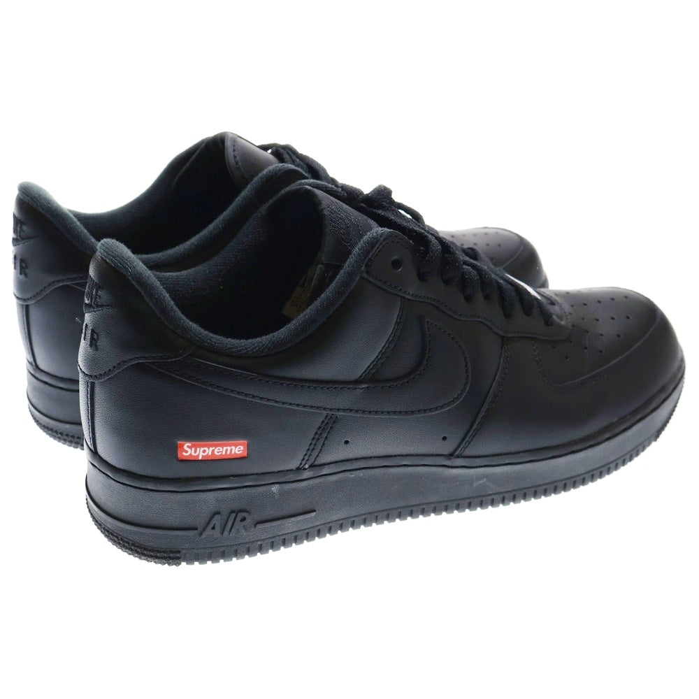 NIKE(ナイキ) × SUPREME AIR FORCE 1 LOW CU9225-001 エアフォースワンロー ローカットスニーカー ブラック US10.5/28.5cm