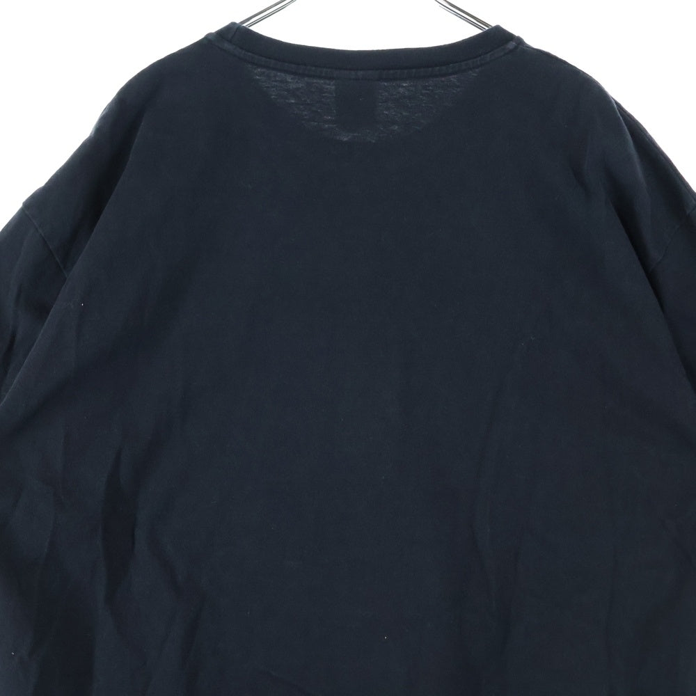 WACKO MARIA(ワコマリア) WASHED HEAVY WEIGHT CREW NECK T-SHIRT (TYPE-1) フロントプリント クルーネック半袖Tシャツ カットソー ブラック