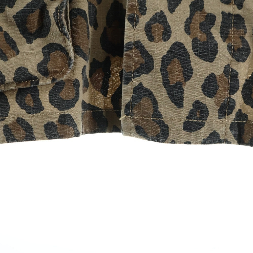 WACKO MARIA(ワコマリア) 24AW leopard Fatigue Jacket レオパード ファティーグ ジャケット ベージュ