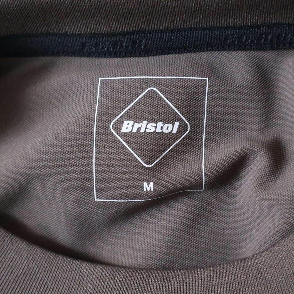 F.C.R.B./F.C.Real Bristol/FCRB(エフシーアールビー/エフシーレアルブリストル) AUTHENTIC LOGO S/S TEAM TOP FCRB-250022 オーセンティック ロゴクルーネック半袖Tシャツ グレー
