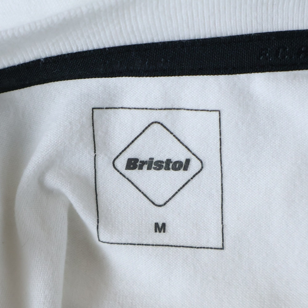 F.C.R.B./F.C.Real Bristol/FCRB(エフシーアールビー/エフシーレアルブリストル) 24SS MINIONS TEAM EMBLEM TEE FCRB-240156 ミニオンズ チームエンブレムプリント クルーネック半袖Tシャツカットソー ホワイト