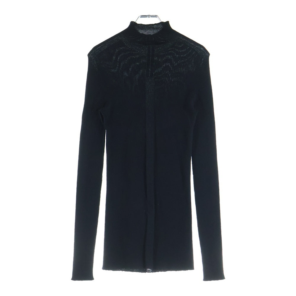Rick Owens(リックオウエンス) 23AW RIB SWEATER RU02C7638-RIBWS カシミヤ リブニットセーター ブラック