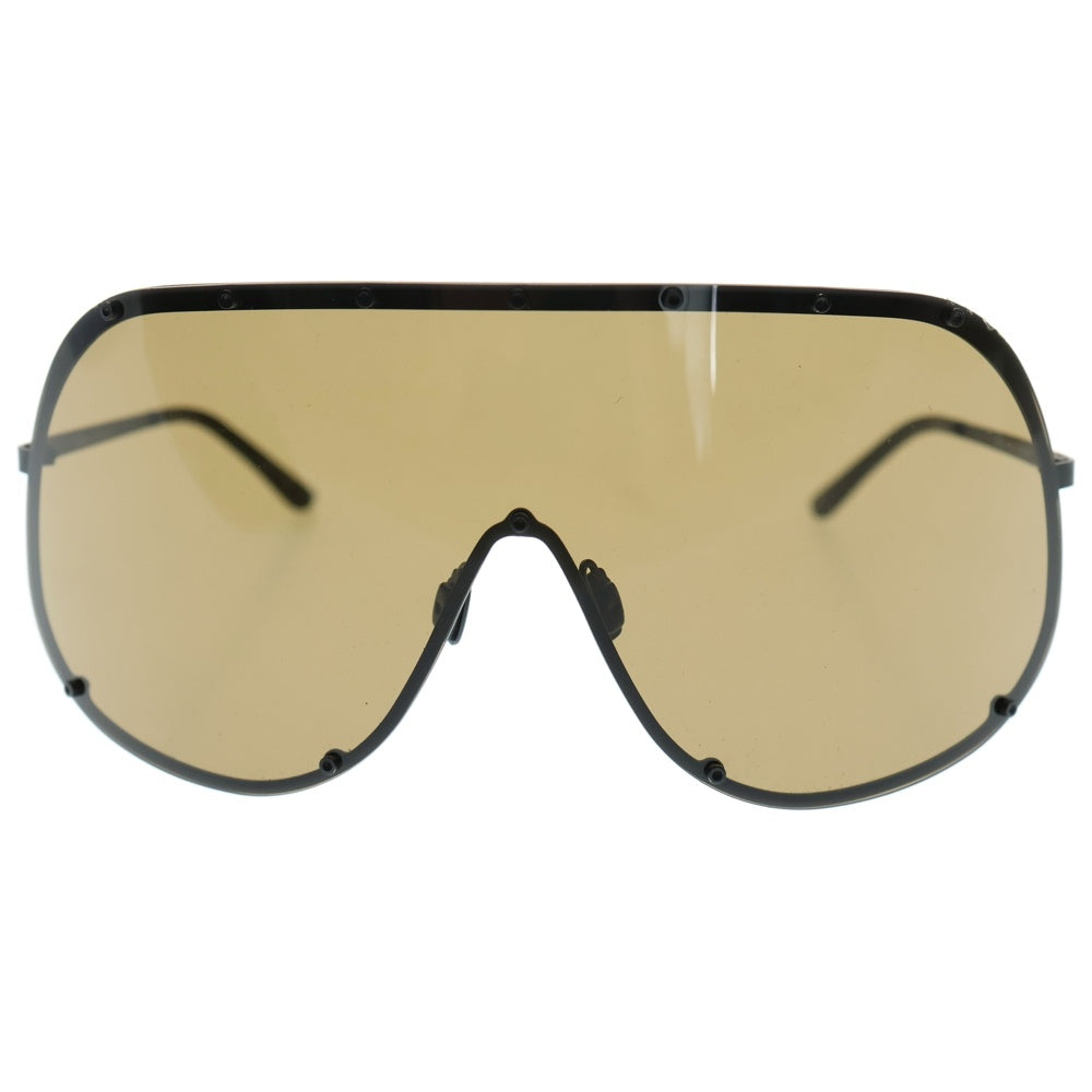 Rick Owens(リックオウエンス) SHIELD SUNGLASSES MASK マスクシールド サングラス ブラック/ブラウン
