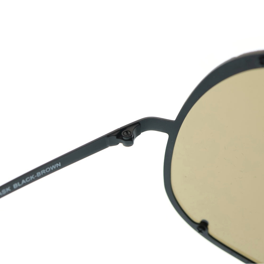Rick Owens(リックオウエンス) SHIELD SUNGLASSES MASK マスクシールド サングラス ブラック/ブラウン
