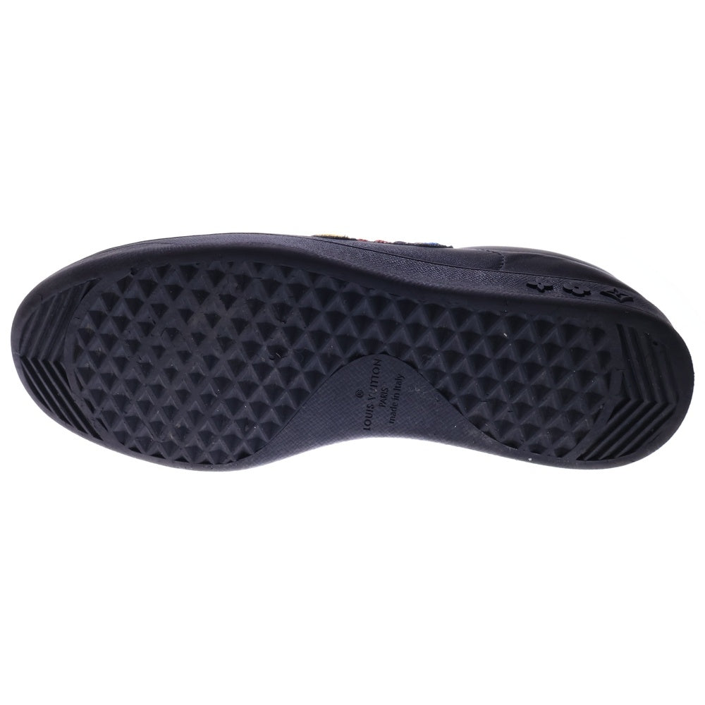 LOUIS VUITTON(ルイヴィトン) ルクセンブルグ サイドロゴデザイン レザー ローカットスニーカー MS1117 ブラック