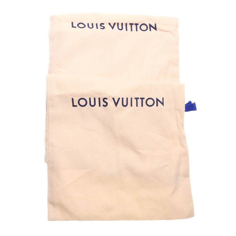 LOUIS VUITTON(ルイヴィトン) ルクセンブルグ サイドロゴデザイン レザー ローカットスニーカー MS1117 ブラック