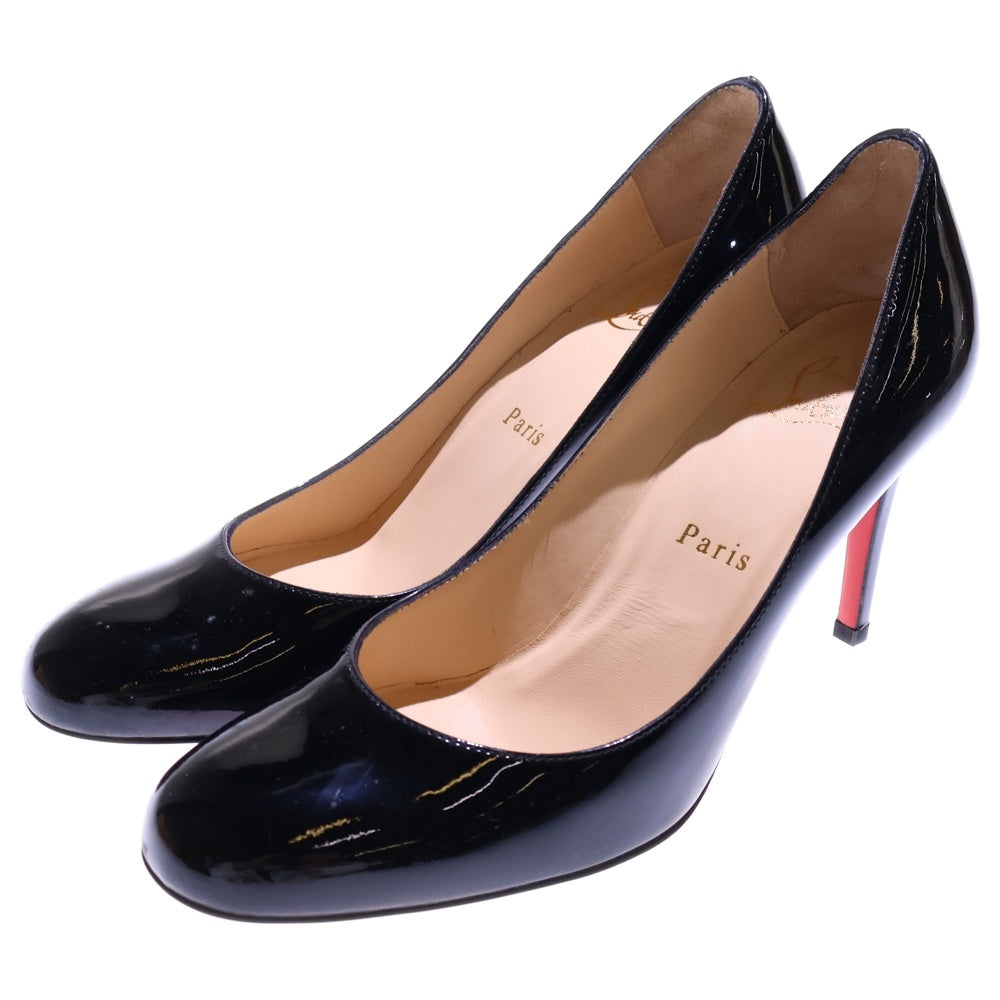 CHRISTIAN LOUBOUTIN(クリスチャンルブタン) MISS GENA 85 パテント パンプス ヒール ブラック 3080288 レディース