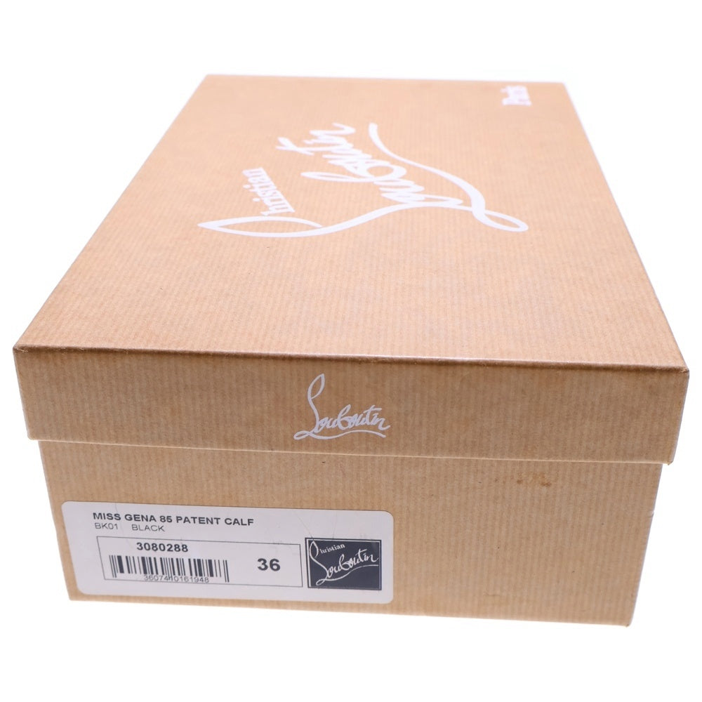 CHRISTIAN LOUBOUTIN(クリスチャンルブタン) MISS GENA 85 パテント パンプス ヒール ブラック 3080288 レディース