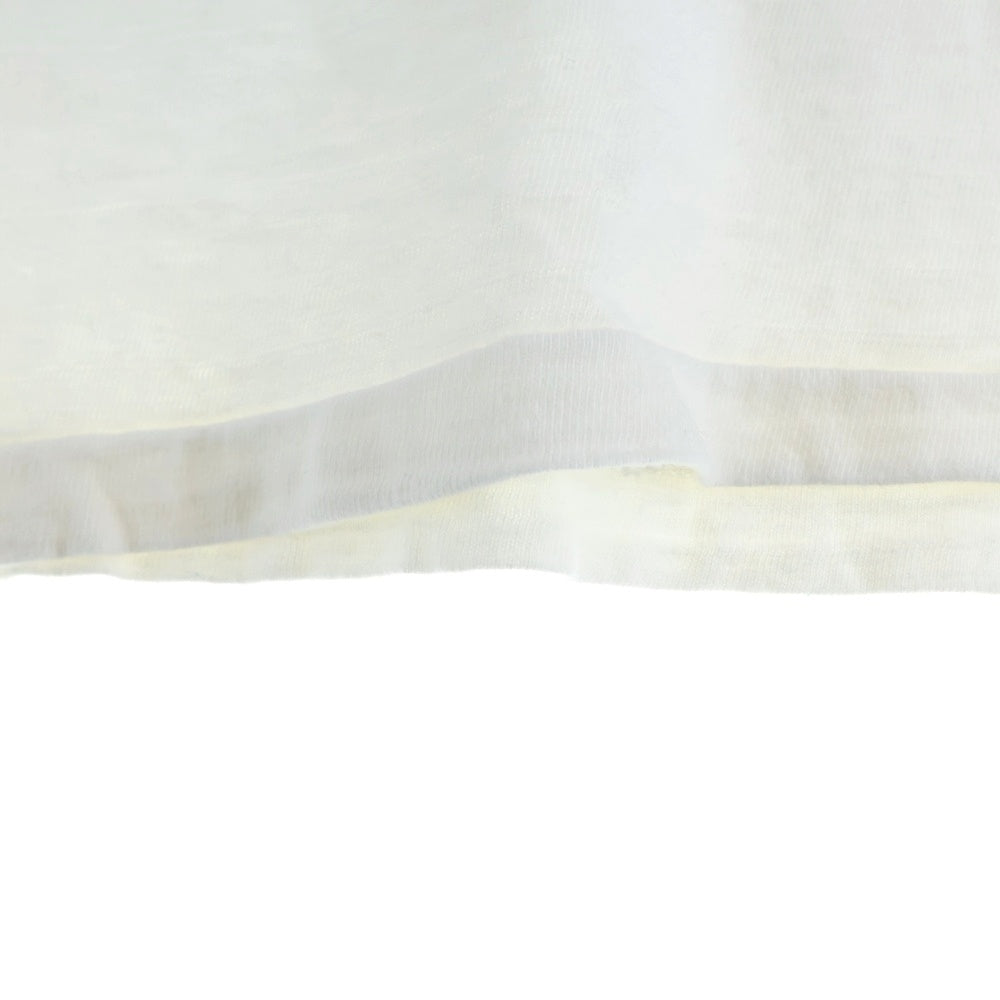 HUMAN MADE(ヒューマンメイド) HEART BADGES TEE ハートロゴ刺繍 クルーネック半袖Tシャツカットソー ホワイト