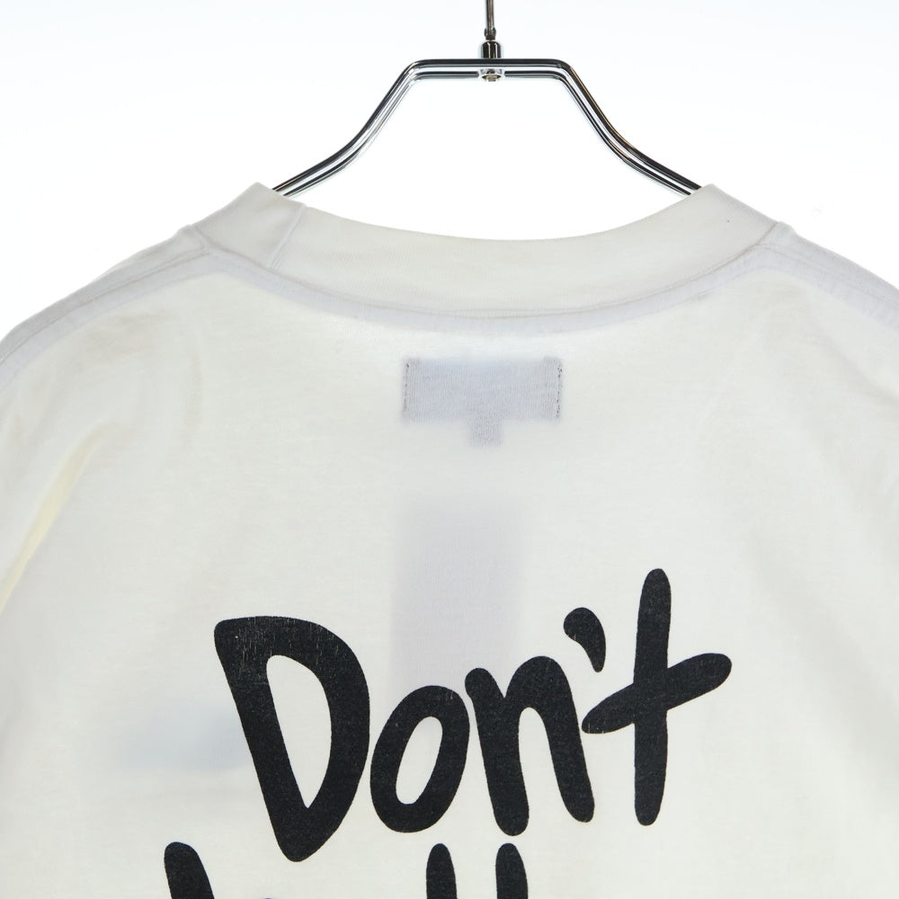 WASTED YOUTH(ウェイステッドユース) ×RARE PANTHER ロゴプリント半袖Tシャツ カットソー ホワイト