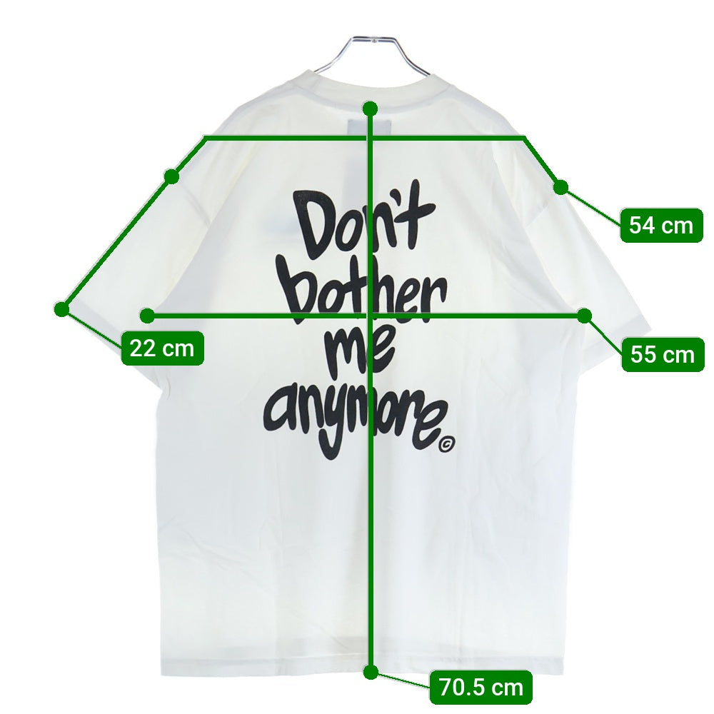 WASTED YOUTH(ウェイステッドユース) ×RARE PANTHER ロゴプリント半袖Tシャツ カットソー ホワイト