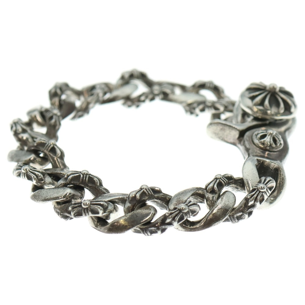 CHROME HEARTS(クロムハーツ) FNCY CHN LNK ファンシーリンククリップブレスレット 15リンク シルバー BCA145