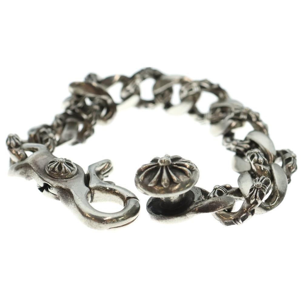 CHROME HEARTS(クロムハーツ) FNCY CHN LNK ファンシーリンククリップブレスレット 15リンク シルバー BCA145