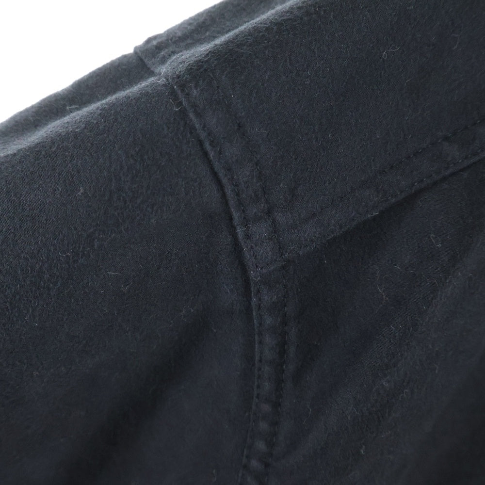 ANCELLM(アンセルム) 25AW MOLESKIN WORK JACKET ANC-JK64 モールスキン ダメージ加工 ワークジャケット ブラック