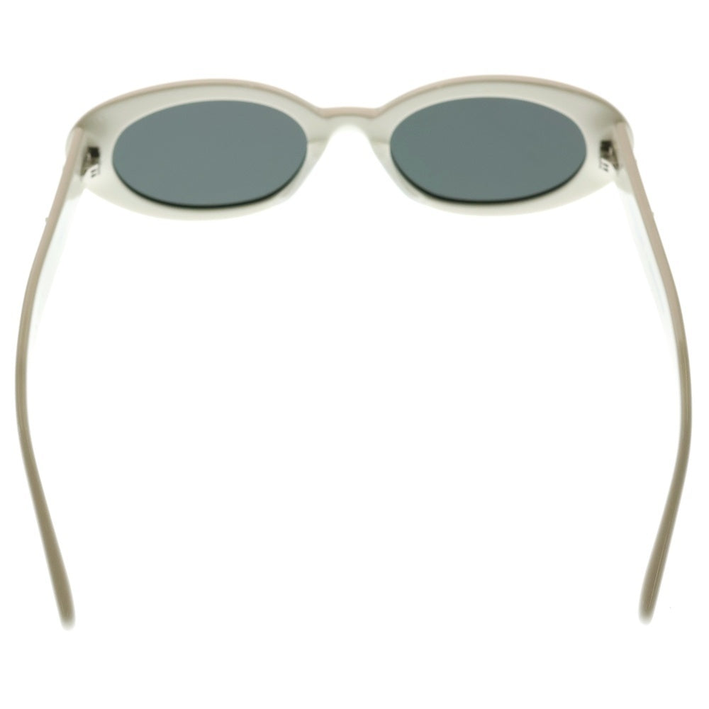 GENTLE MONSTER(ジェントルモンスター) ×Maison Margiela MM107 メゾンマルジェラ オーバルシェイプ カラーレンズサングラス 眼鏡 ホワイト