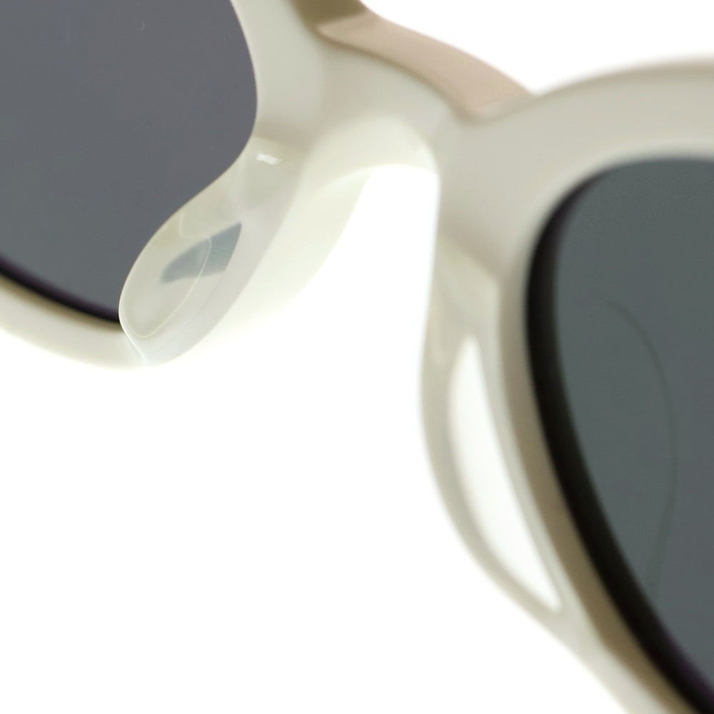 GENTLE MONSTER(ジェントルモンスター) ×Maison Margiela MM107 メゾンマルジェラ オーバルシェイプ カラーレンズサングラス 眼鏡 ホワイト