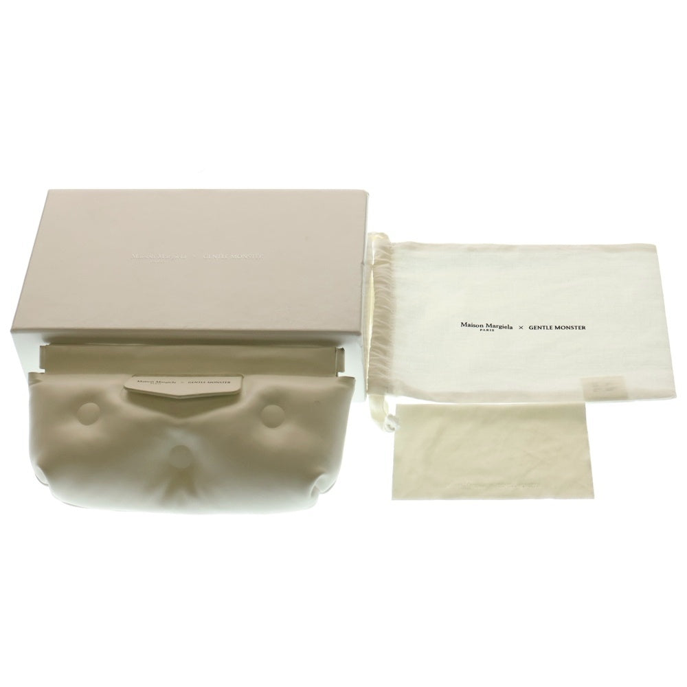 GENTLE MONSTER(ジェントルモンスター) ×Maison Margiela MM107 メゾンマルジェラ オーバルシェイプ カラーレンズサングラス 眼鏡 ホワイト