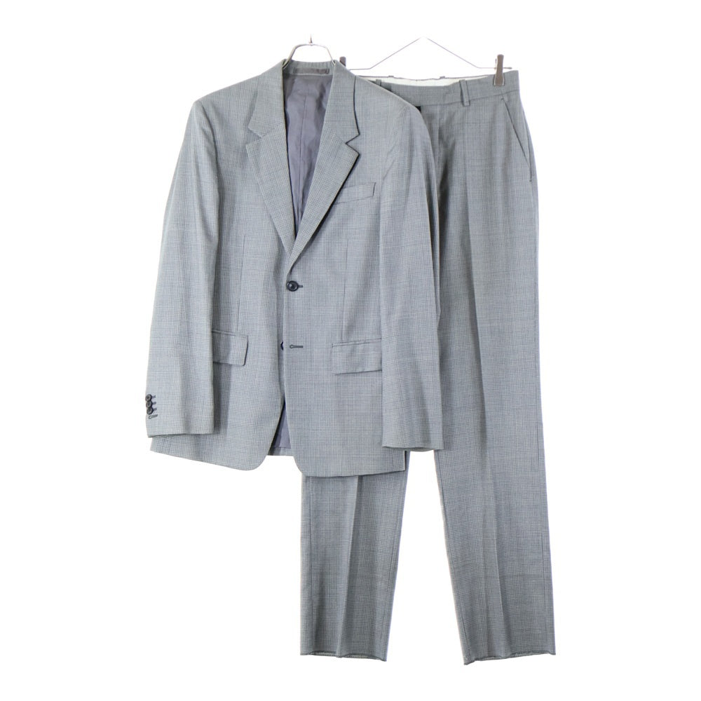 Maison Margiela 14(メゾンマルジェラ) 18SS バージンウール 2Bジャケット カットオフパンツ セットアップ グレー S50FT0063