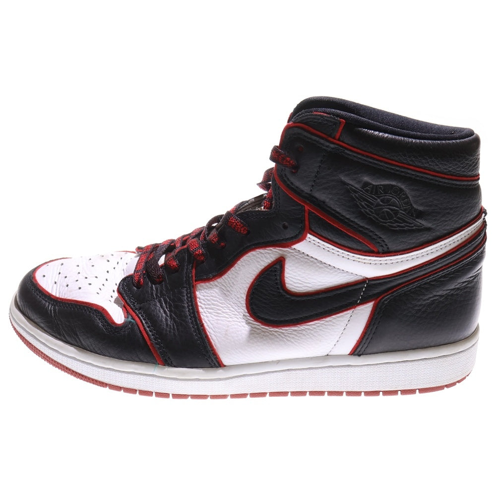 NIKE(ナイキ) AIR JORDAN1 HIGH OG BLOOD LINE 555088-062 エアジョーダン1 ハイカットスニーカー ブラッドライン ブラック/レッド US10/28cm