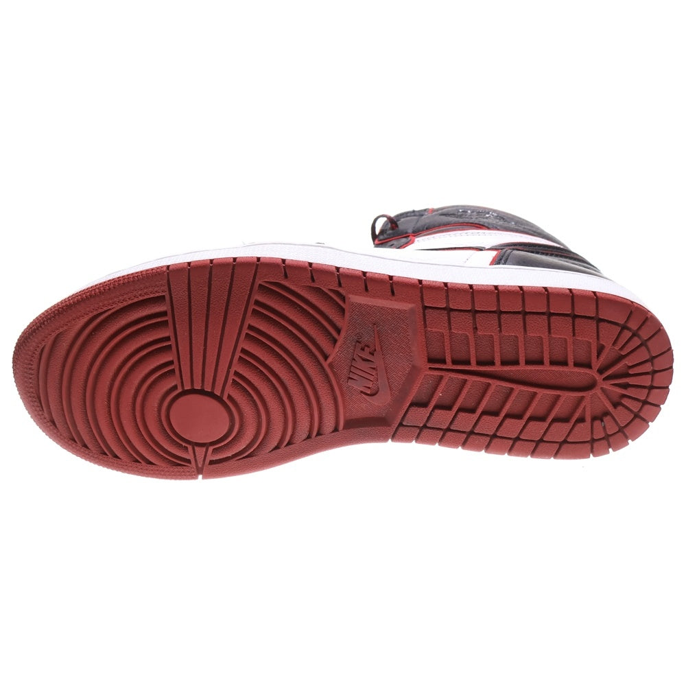 NIKE(ナイキ) AIR JORDAN1 HIGH OG BLOOD LINE 555088-062 エアジョーダン1 ハイカットスニーカー ブラッドライン ブラック/レッド US10/28cm