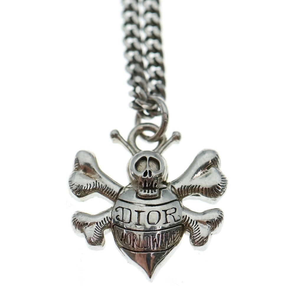 Christian Dior(クリスチャンディオール) 20AW ×SHAWNSTUSSY BEE NECKLACE ×ショーンステューシー 蜂 シルバー ネックレス