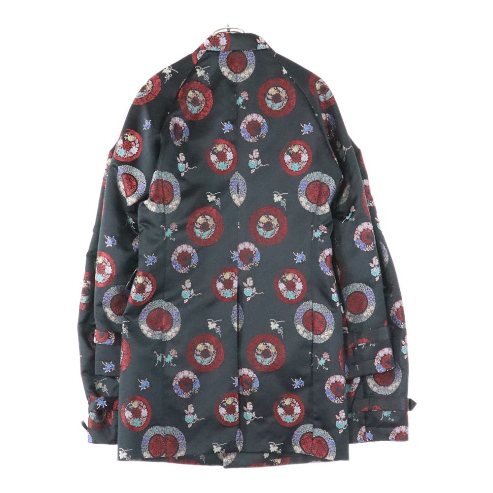 COMME des GARCONS(コムデギャルソン) 25SS オーバーサイズ 刺繍 ポリエステルジャケット ブラック GO-J031