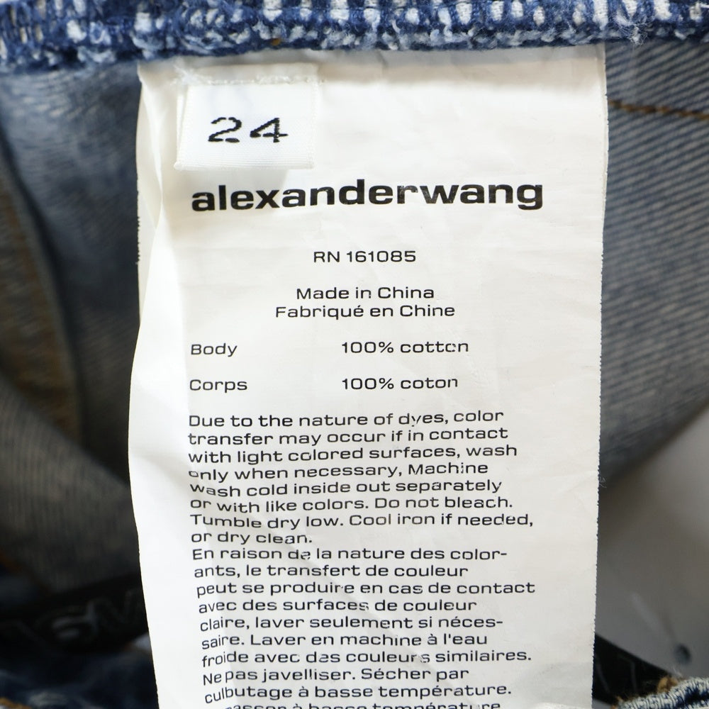 ALEXANDER WANG(アレキサンダーワン) Vintage Light Indigo Denim 4DC2234548 ヴィンテージ デニムパンツ インディゴ レディース