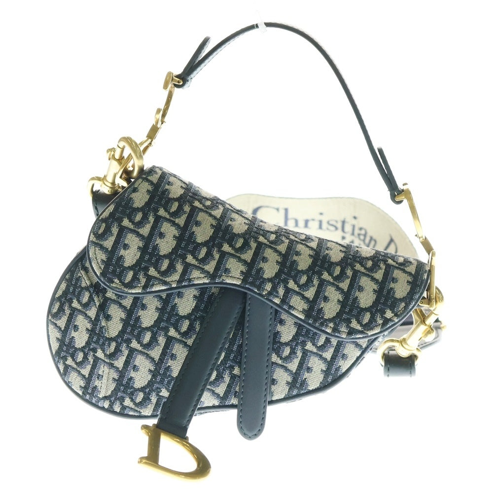 DIOR(ディオール) Oblique Saddle Shoulder bag M0447CTZQ オブリーク サドル ショルダーバッグ ネイビー