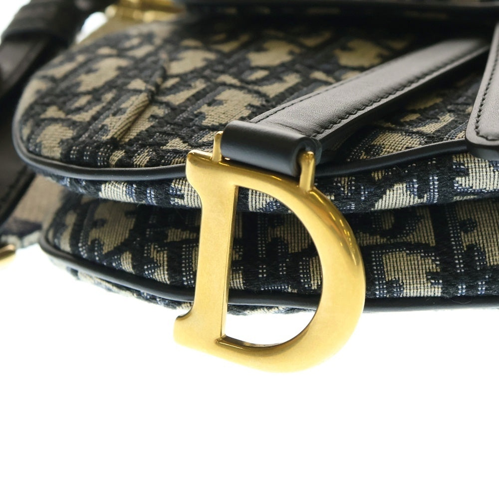 DIOR(ディオール) Oblique Saddle Shoulder bag M0447CTZQ オブリーク サドル ショルダーバッグ ネイビー