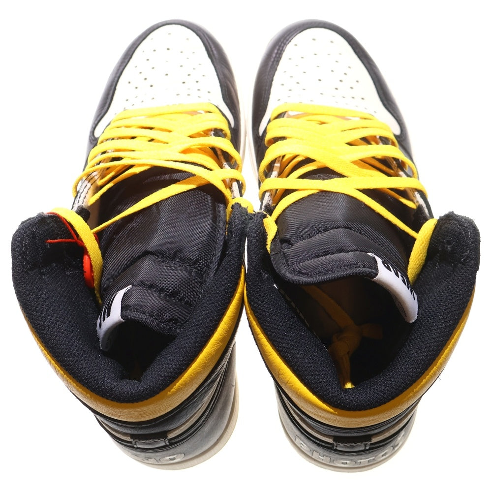 NIKE(ナイキ) AIR JORDAN 1 RETRO HIGH NOT FOR RESALE Varsity Maize エアジョーダンワンレトロ ノットフォーリセール ハイカットスニーカー US10.5/28.5cm 861428-107