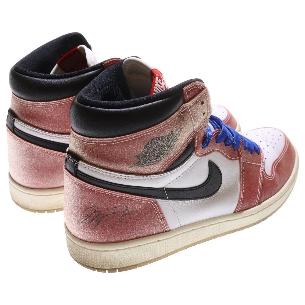 NIKE(ナイキ) ×Trophy Room AIR JORDAN1 RETRO HIGH OG SP DA2728-100 トロフィールーム エアジョーダン1 ハイカットスニーカー ホワイト/レッド/ブラック US11/29.0cm