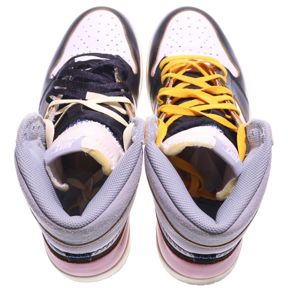 NIKE(ナイキ) ×UNION AIR JORDAN 1 RETRO HI NRG BV1300-106 ユニオン エアジョーダン1 レトロ ハイカットスニーカー ホワイト/レッド US10.5/28.5cm