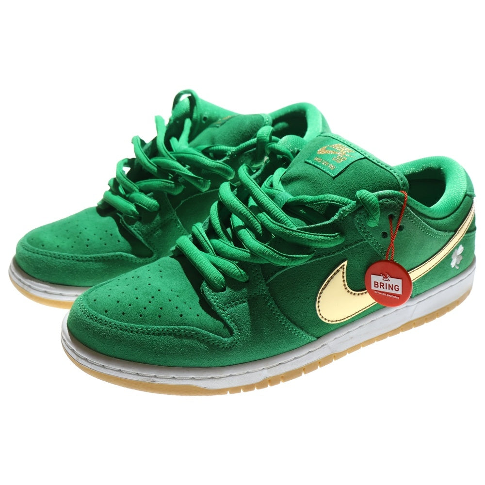 NIKE SB(ナイキエスビー) DUNK LOW PRO St. Patrick's Day BQ6817-303 ダンク セントパトリックデー ローカットスニーカー グリーン US10.5/28.5cm