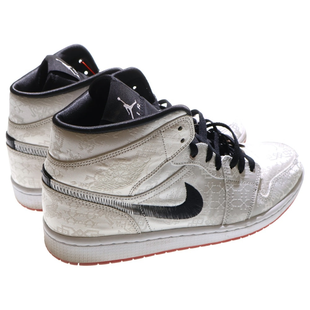 NIKE(ナイキ) ×CLOT AIR JORDAN 1 MID SE FEARLESS GC CU2804-100 ×クロット エアジョーダン1 ミッド フィアレス スニーカー ホワイト US10.5/28.5cm