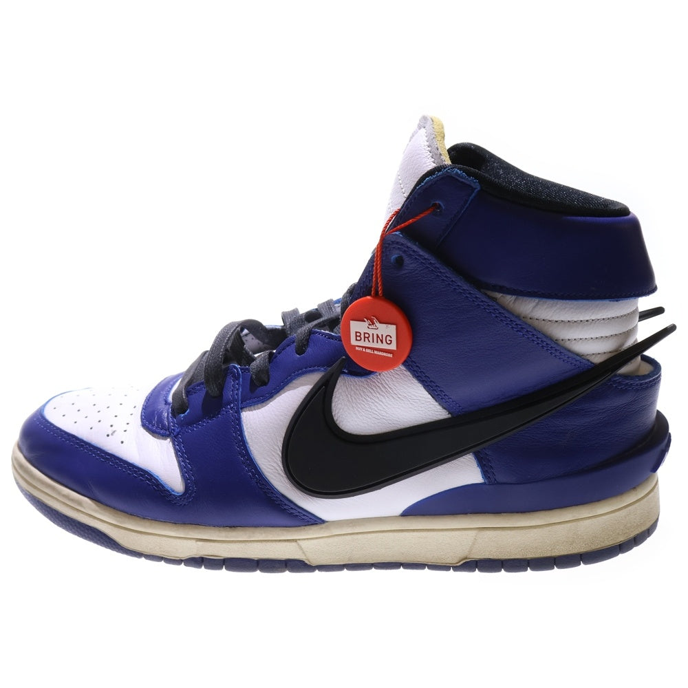 NIKE(ナイキ) ×AMBUSH DUNK HIGH DEEP ROYAL CU7544-400 アンブッシュ ダンク ディープロイアル ハイカットスニーカー ブルー/ホワイト US10.5/28.5cm