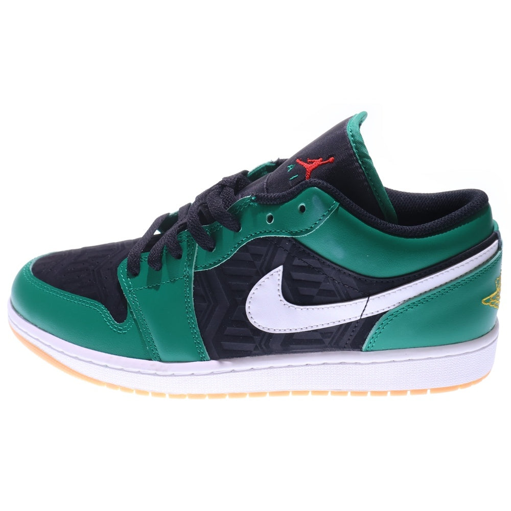 NIKE(ナイキ) GS AIR JORDAN 1 LOW SE Malachite DQ8422-300 ウィメンズ エアジョーダン 1 マラカイト ローカットスニーカー ブラック/グリーン US10.5/28.5cm
