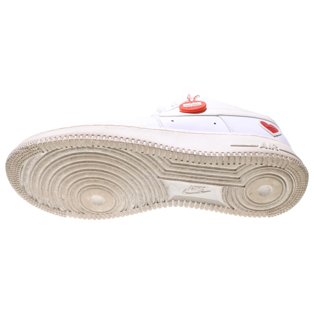 NIKE(ナイキ) AIR FORCE 1 VALENTINES DAY DD7117‐100 エアフォース1 バレンタイン ローカットスニーカー US10.5/28.5cm ホワイト