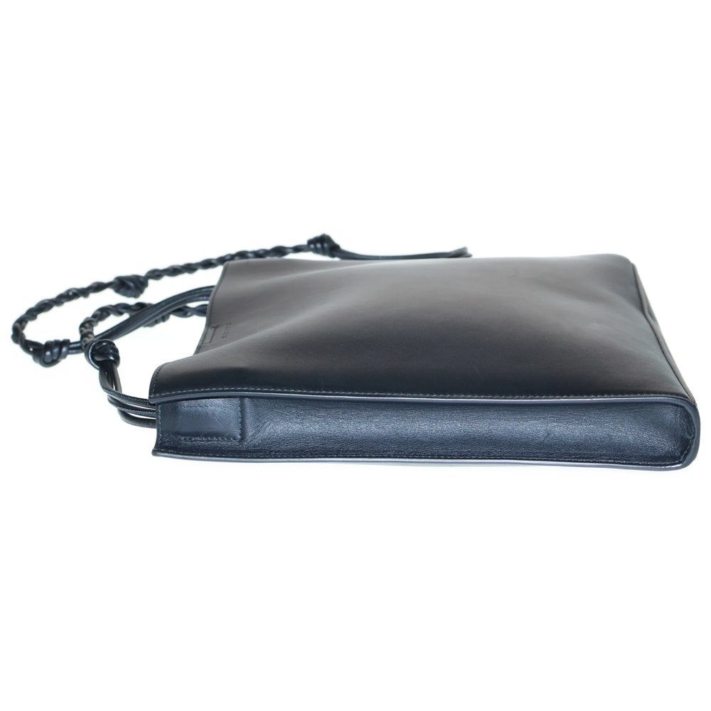 JIL SANDER(ジルサンダー) TANGLE タングルミディアム レザーショルダーバッグ ブラック