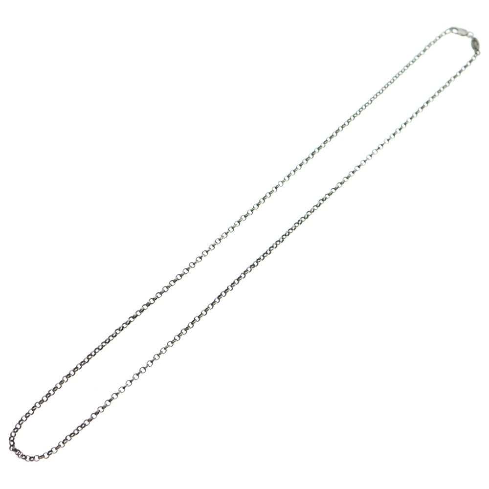 CHROME HEARTS(クロムハーツ) NECKCHAIN R20 ロールチェーンネックレス 20inch シルバー BCA084