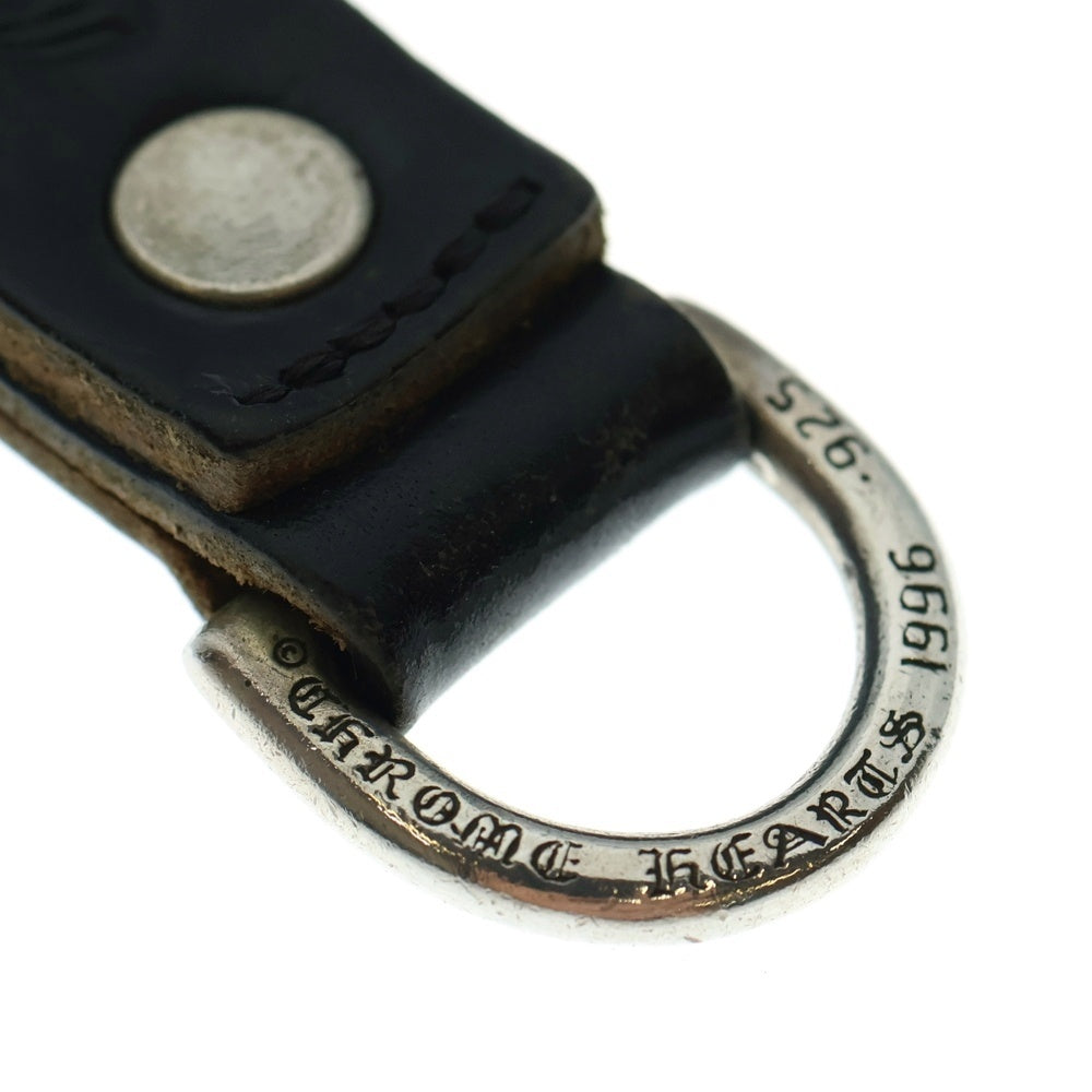 CHROME HEARTS(クロムハーツ) BELT LOOP D RING Dリング ハートベルトループ ブラック/シルバー