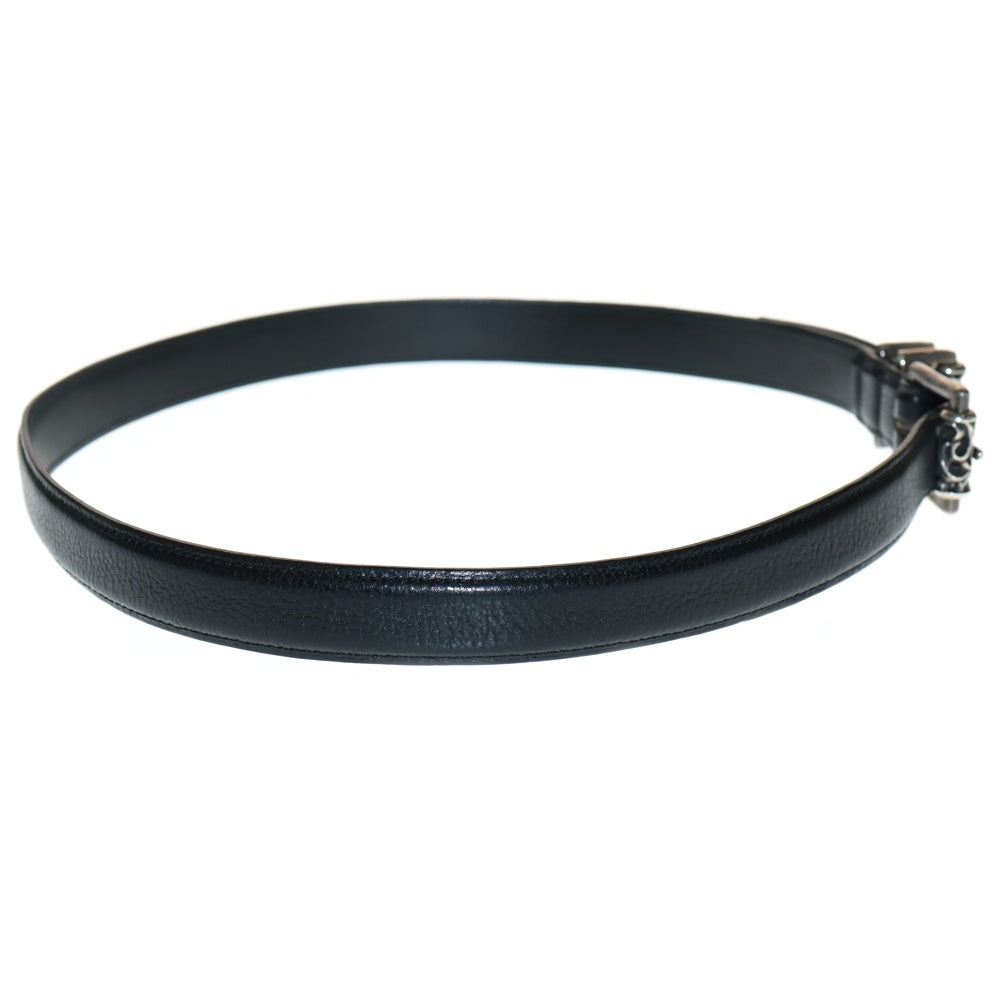 CHROME HEARTS(クロムハーツ) BLT ROLLER 3PC 1inch 3PCローラーバックル レザーベルト シルバー