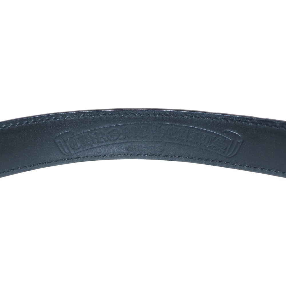 CHROME HEARTS(クロムハーツ) BLT ROLLER 3PC 1inch 3PCローラーバックル レザーベルト シルバー